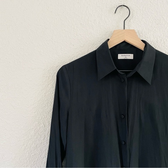 Babaton Toned Black Button Up Blouse - Picture 9 of 16